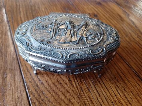 aluminum metal trinket box|metal trinket box japan.